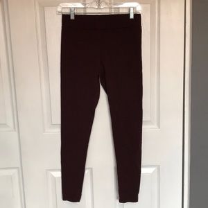 Maroon Leggings